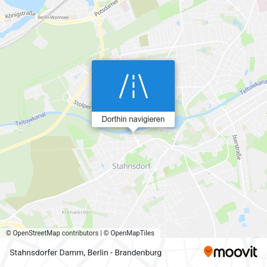 Stahnsdorfer Damm Karte