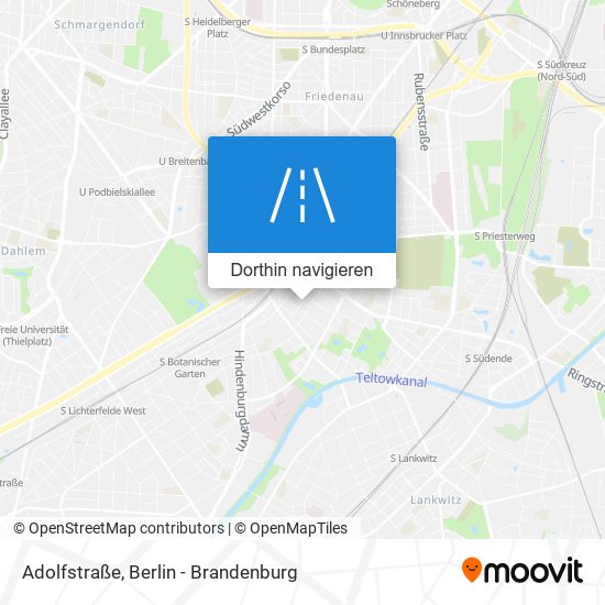 Adolfstraße Karte