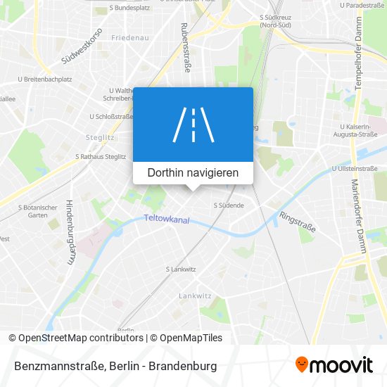 Benzmannstraße Karte