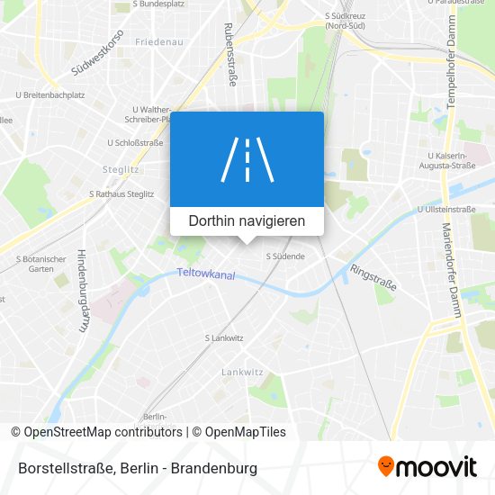 Borstellstraße Karte