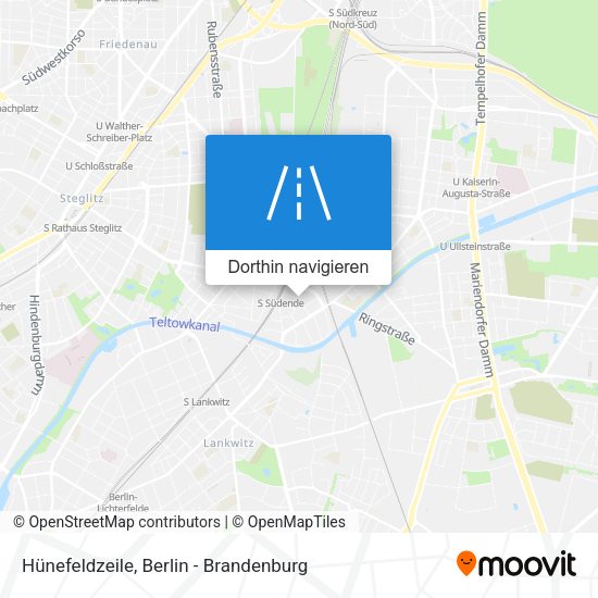 Hünefeldzeile Karte