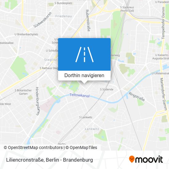 Liliencronstraße Karte