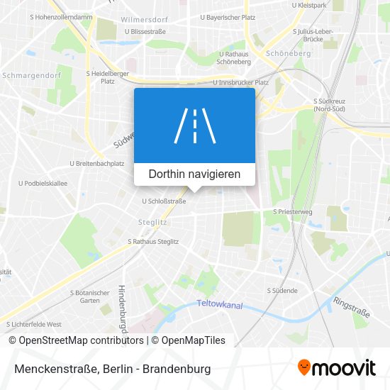 Menckenstraße Karte