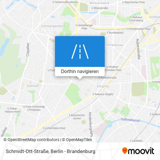Schmidt-Ott-Straße Karte