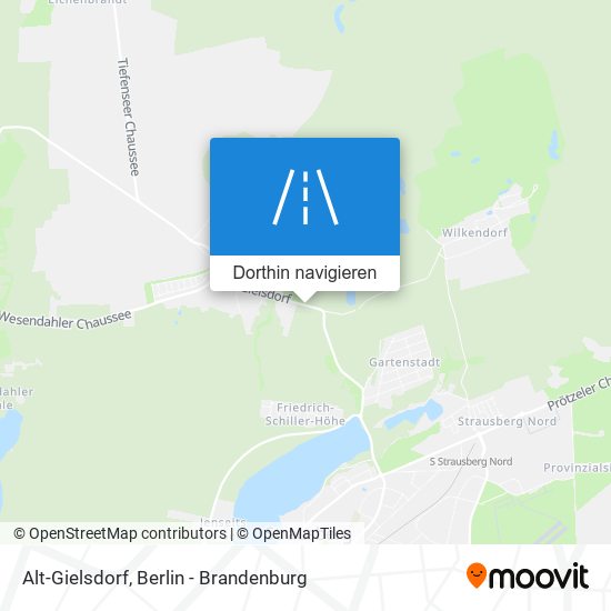Alt-Gielsdorf Karte