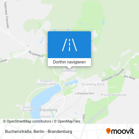 Buchenstraße Karte