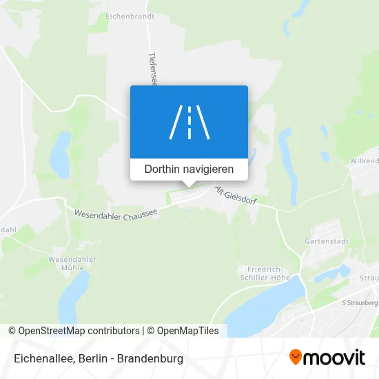 Eichenallee Karte