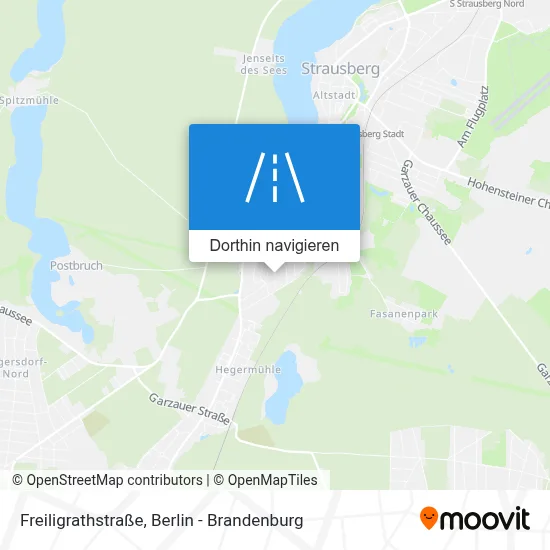 Freiligrathstraße Karte