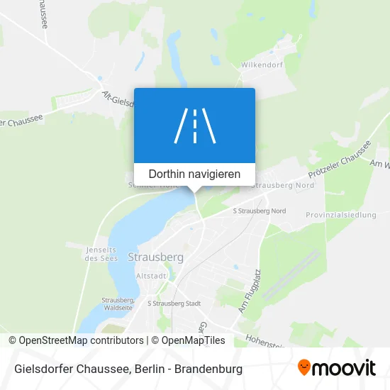 Gielsdorfer Chaussee Karte