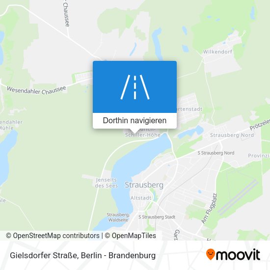 Gielsdorfer Straße Karte