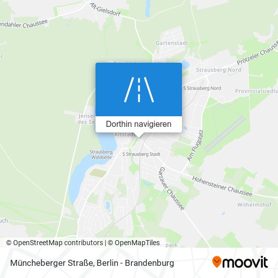 Müncheberger Straße Karte