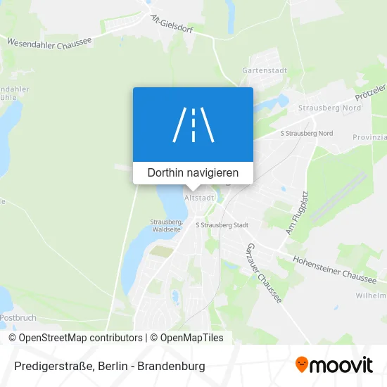 Predigerstraße Karte