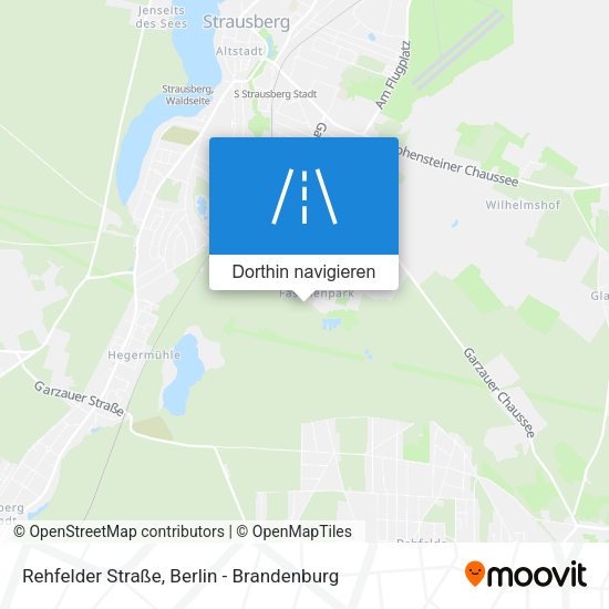 Rehfelder Straße Karte