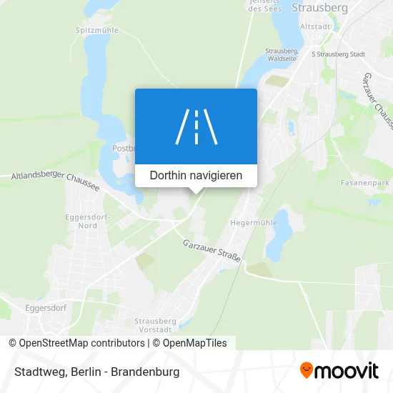 Stadtweg Karte