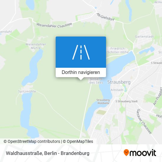 Waldhausstraße Karte
