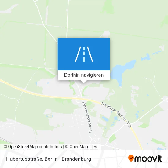 Hubertusstraße Karte