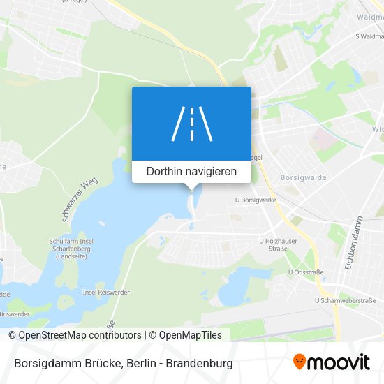 Borsigdamm Brücke Karte