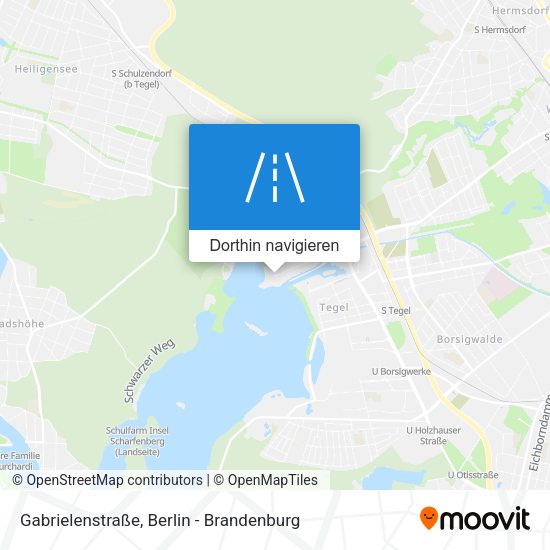 Gabrielenstraße Karte