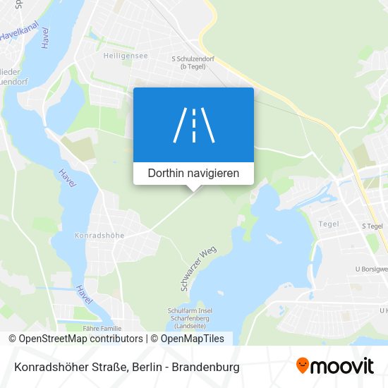 Konradshöher Straße Karte