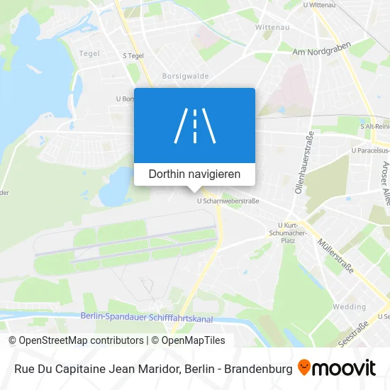 Rue Du Capitaine Jean Maridor Karte