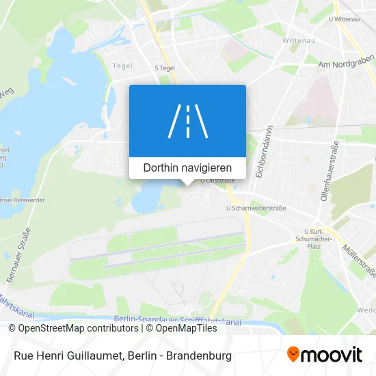 Rue Henri Guillaumet Karte