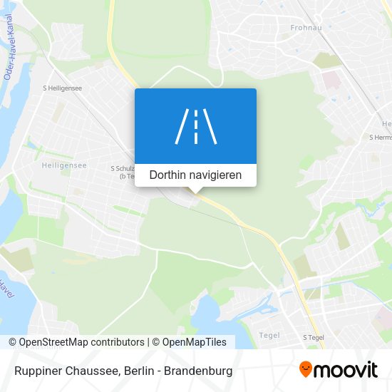 Ruppiner Chaussee Karte