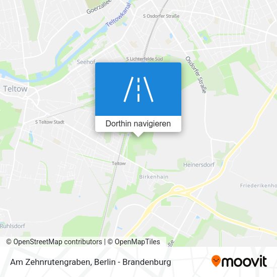 Am Zehnrutengraben Karte