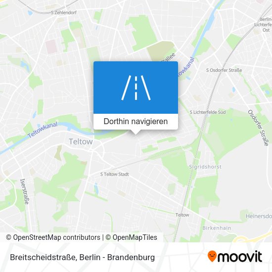 Breitscheidstraße Karte