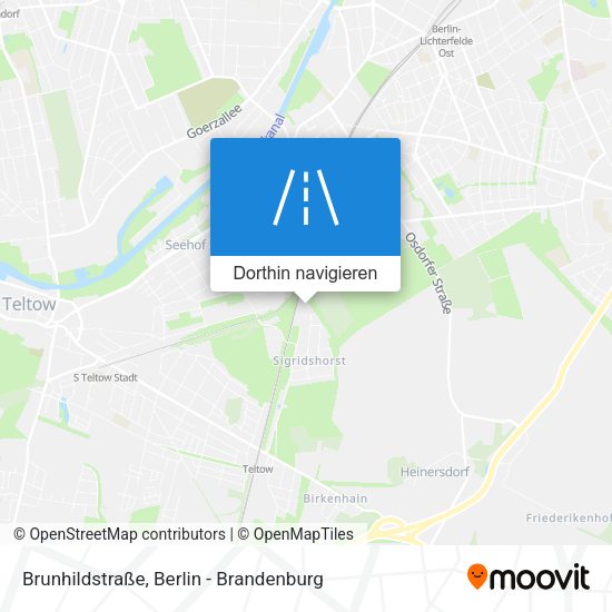 Brunhildstraße Karte