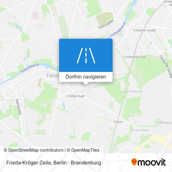 Frieda-Kröger-Zeile Karte