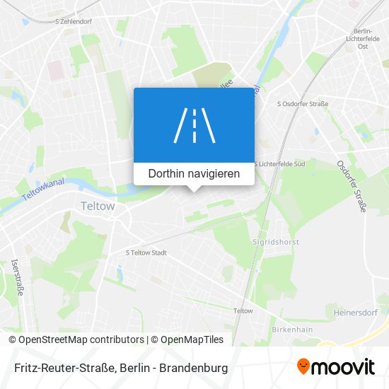 Fritz-Reuter-Straße Karte