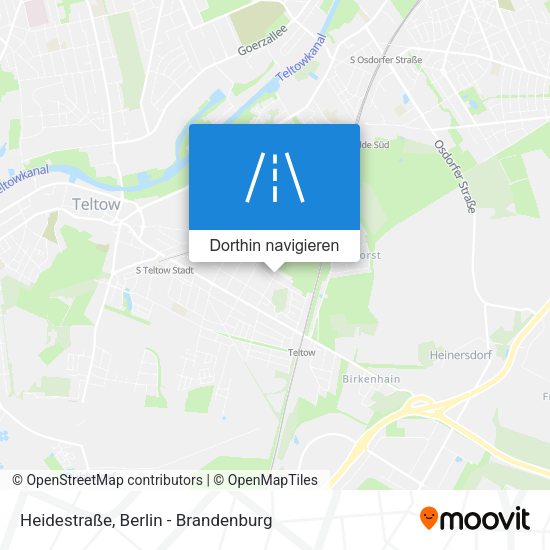 Heidestraße Karte