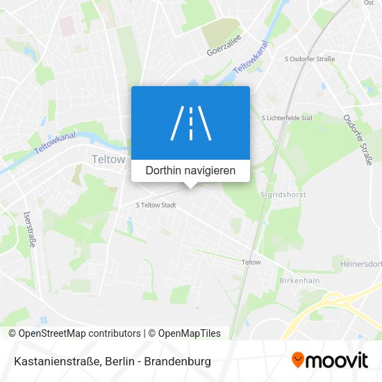 Kastanienstraße Karte