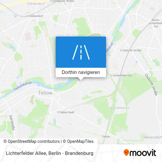 Lichterfelder Allee Karte