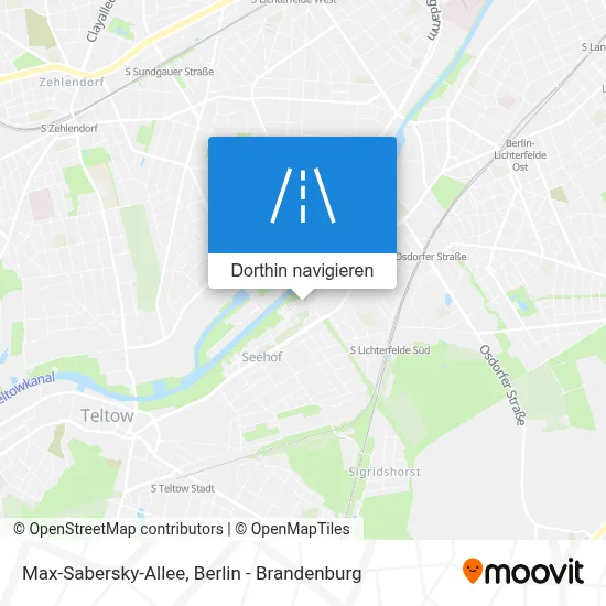 Max-Sabersky-Allee Karte