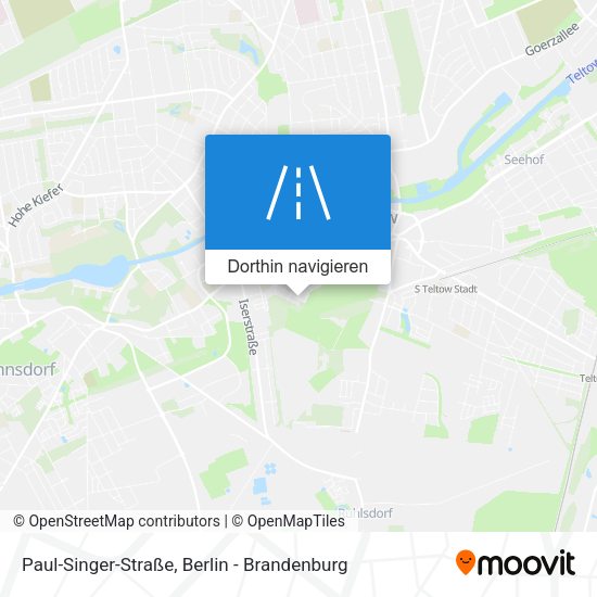 Paul-Singer-Straße Karte