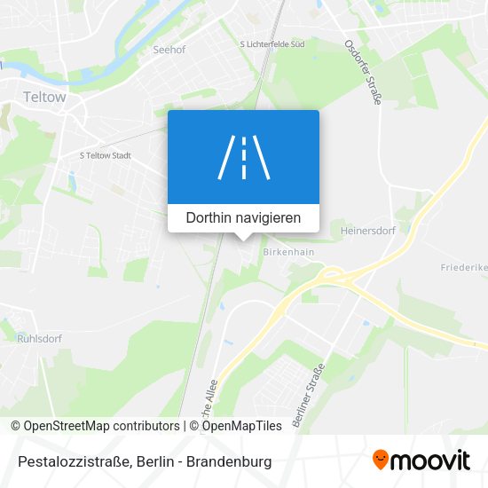 Pestalozzistraße Karte