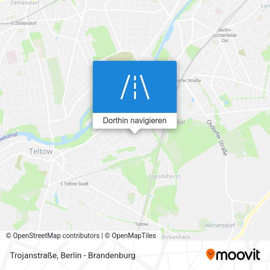 Trojanstraße Karte