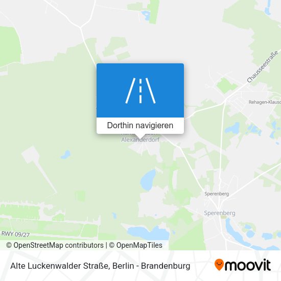 Alte Luckenwalder Straße Karte