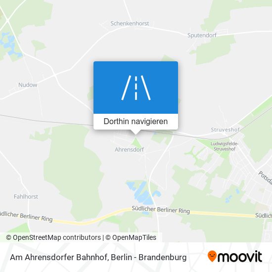 Am Ahrensdorfer Bahnhof Karte