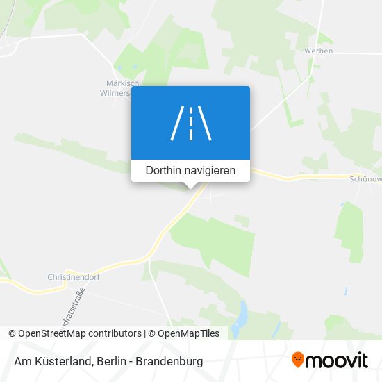 Am Küsterland Karte