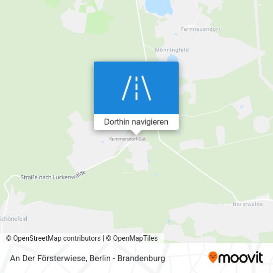 An Der Försterwiese Karte