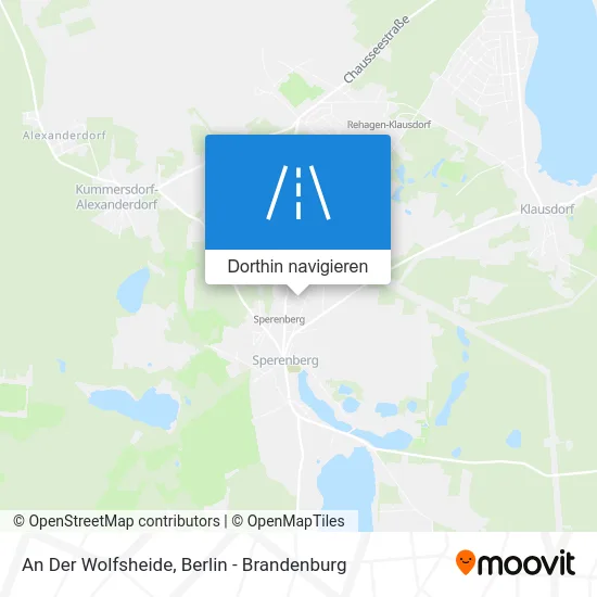 An Der Wolfsheide Karte