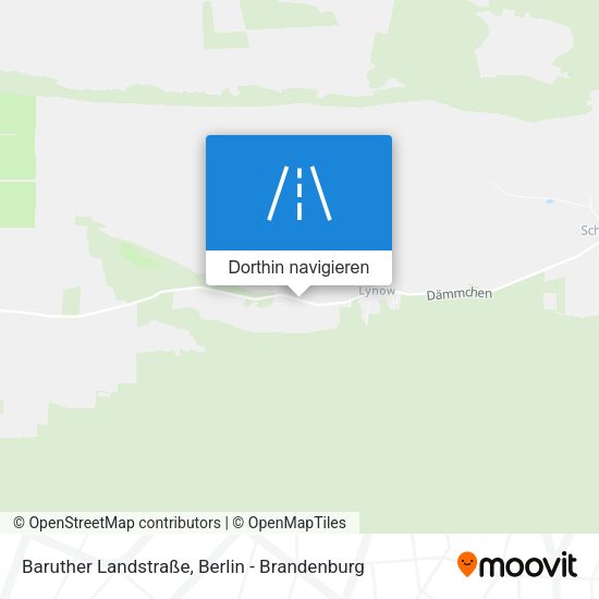 Baruther Landstraße Karte