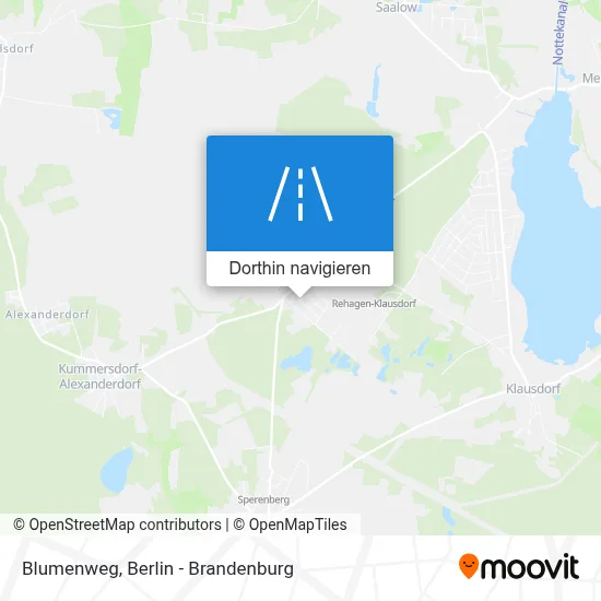 Blumenweg Karte