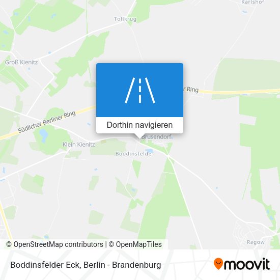 Boddinsfelder Eck Karte