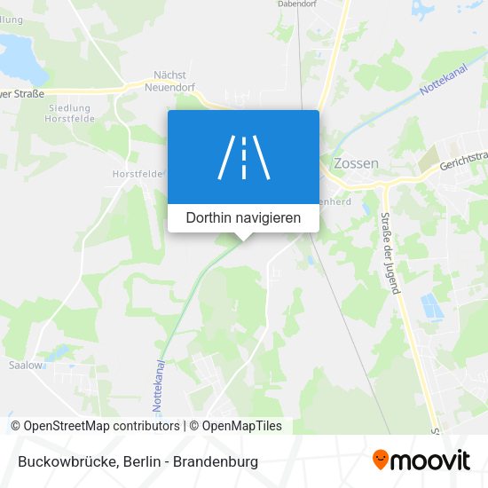 Buckowbrücke Karte
