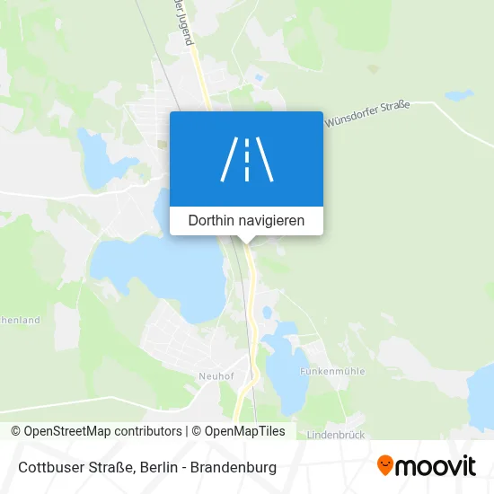 Cottbuser Straße Karte