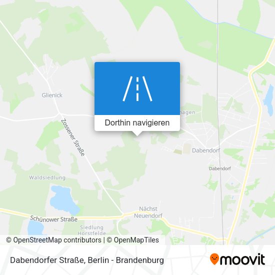 Dabendorfer Straße Karte