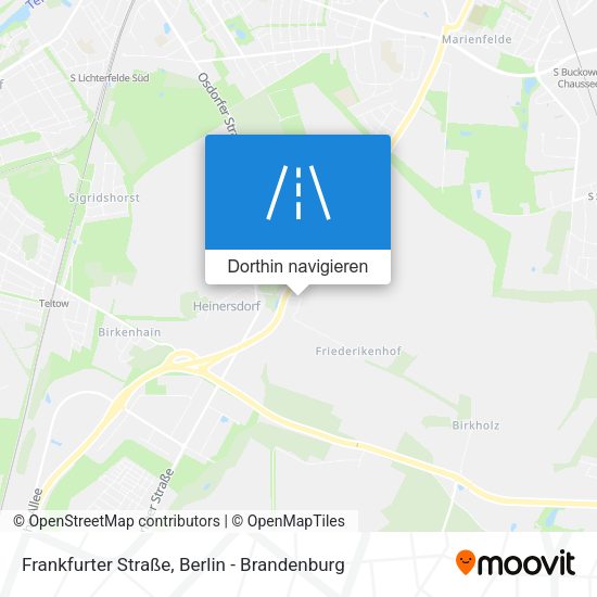 Frankfurter Straße Karte